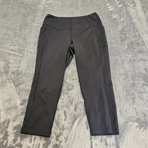 Mountain Hardwear Pants - mountain hardwear Womens Medium mountain Stretch Capri leggings black 1961041
